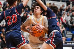Octorara vs. Lancaster Mennonite in the L-L League boys basketball championship game at Manheim Township High School in Lancaster on Thursday, February 12, 2026. Mark Palczewski Photo.
