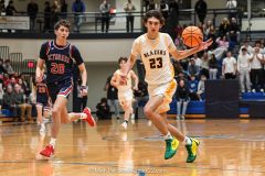 Octorara vs. Lancaster Mennonite in the L-L League boys basketball championship game at Manheim Township High School in Lancaster on Thursday, February 12, 2026. Mark Palczewski Photo.