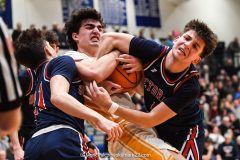 Octorara vs. Lancaster Mennonite in the L-L League boys basketball championship game at Manheim Township High School in Lancaster on Thursday, February 12, 2026. Mark Palczewski Photo.