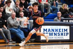 Octorara vs. Lancaster Mennonite in the L-L League boys basketball championship game at Manheim Township High School in Lancaster on Thursday, February 12, 2026. Mark Palczewski Photo.