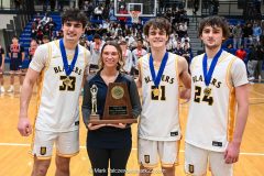 Octorara vs. Lancaster Mennonite in the L-L League boys basketball championship game at Manheim Township High School in Lancaster on Thursday, February 12, 2026. Mark Palczewski Photo.