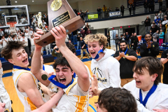 Octorara vs. Lancaster Mennonite in the L-L League boys basketball championship game at Manheim Township High School in Lancaster on Thursday, February 12, 2026. Mark Palczewski Photo.