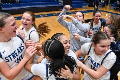 Cedar Crest vs. Manheim Township in the L-L League girls basketball championship game at Manheim Township High School in Lancaster on Friday, February 13, 2026. Mark Palczewski Photo.