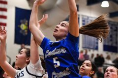 Cedar Crest vs. Manheim Township in the L-L League girls basketball championship game at Manheim Township High School in Lancaster on Friday, February 13, 2026. Mark Palczewski Photo.
