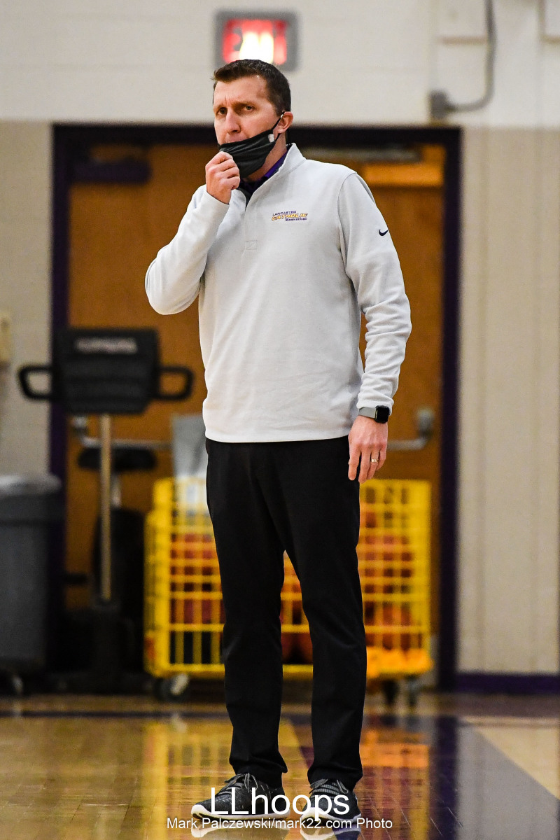 2021 Manheim Central at Lancaster Catholic Boys Basketball