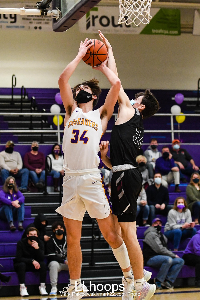 2021 Manheim Central at Lancaster Catholic Boys Basketball